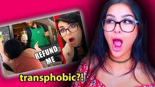 SSSniperwolf is TRANSPHOBIC?!