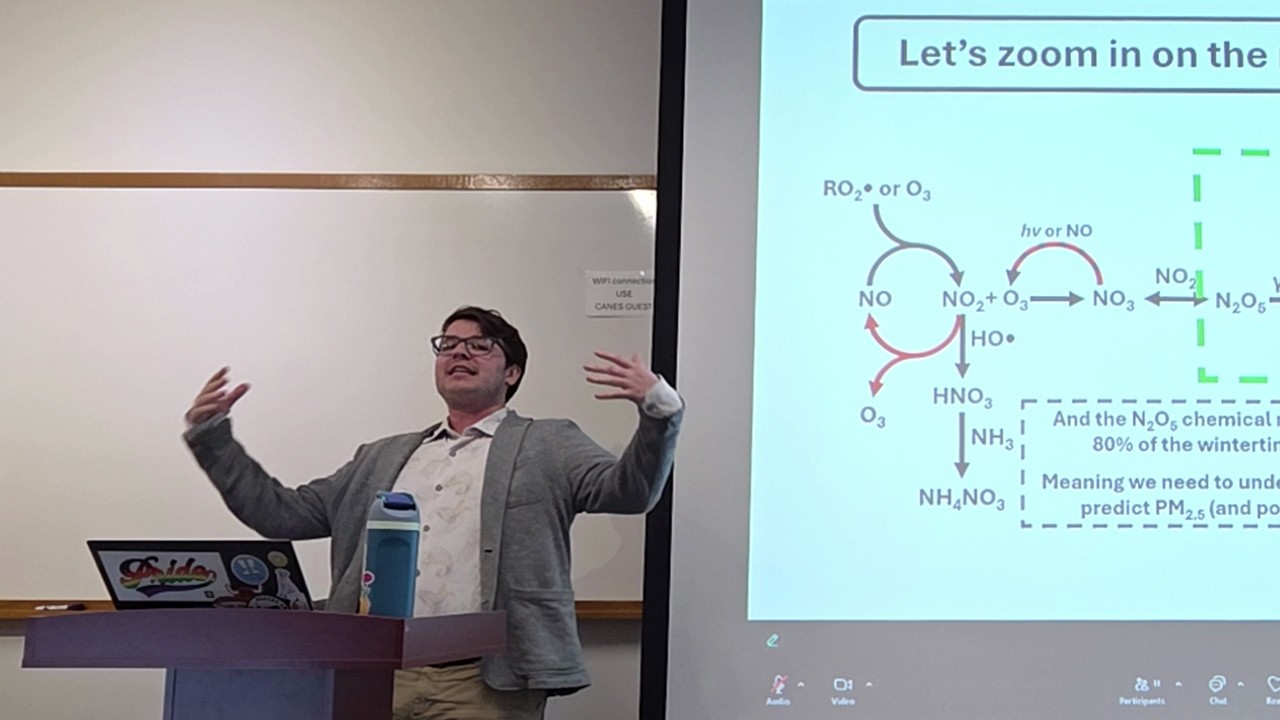 James Christie, Rosenstiel: Atmospheric Chemistry in the Salt Lake Valley