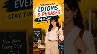 Introducing Idioms and Phrases #launch #idioms #learningshorts @busyday25164