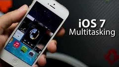 HOW TO use IOS 7 Multitasking