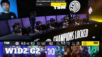 TSM vs DIG | Week 1 Day 2 S12 LCS Spring 2022 | TSM vs Dignitas W1D2 Full Game