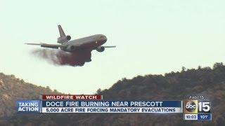 Doce fire threatens Prescott