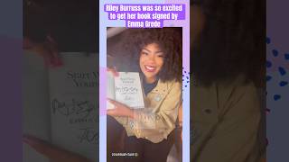 Famous Riley Burruss was so excited to get her book signed by Emma Grede Wealth