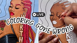 Celebrity Coloring Gone Wrong LIVE | Coloring with Coco Wealth