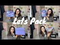 Let’s pack lavender theme 🧳 يلا نسوي جنطة السفر باللون الليلكي 💜