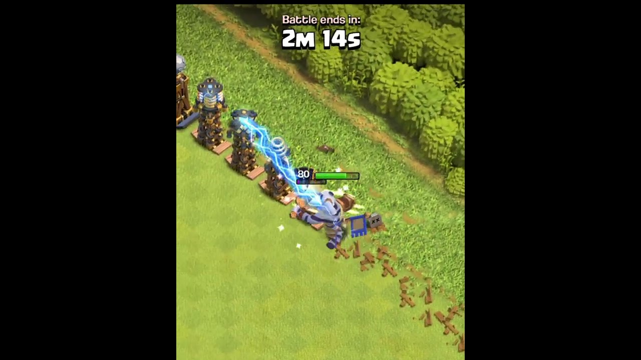 Deadly All Level Hidden Teslas Formation Vs Barbarian King 👑 - Clash Of Clans