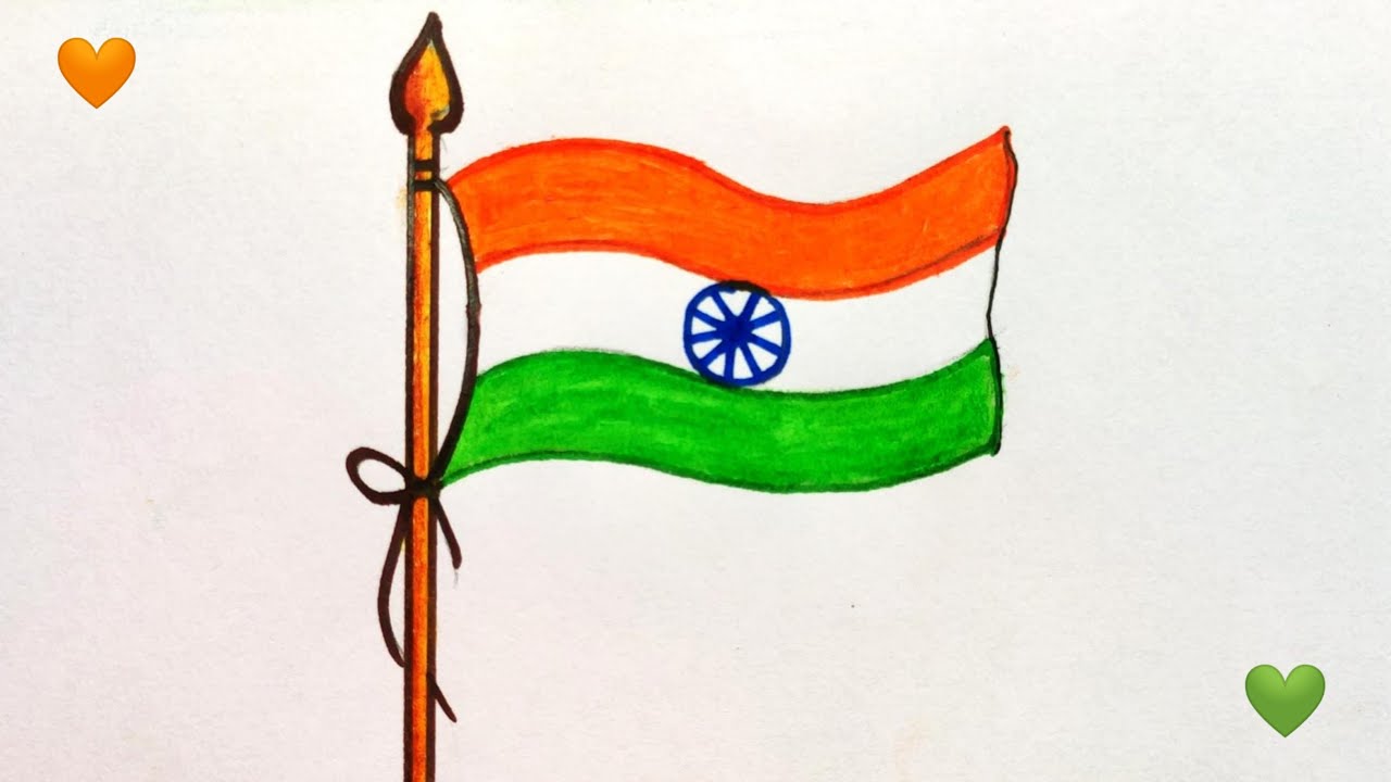 Indian flag - Artwork by M.A Ananthanarayanan - Craft - Spenowr