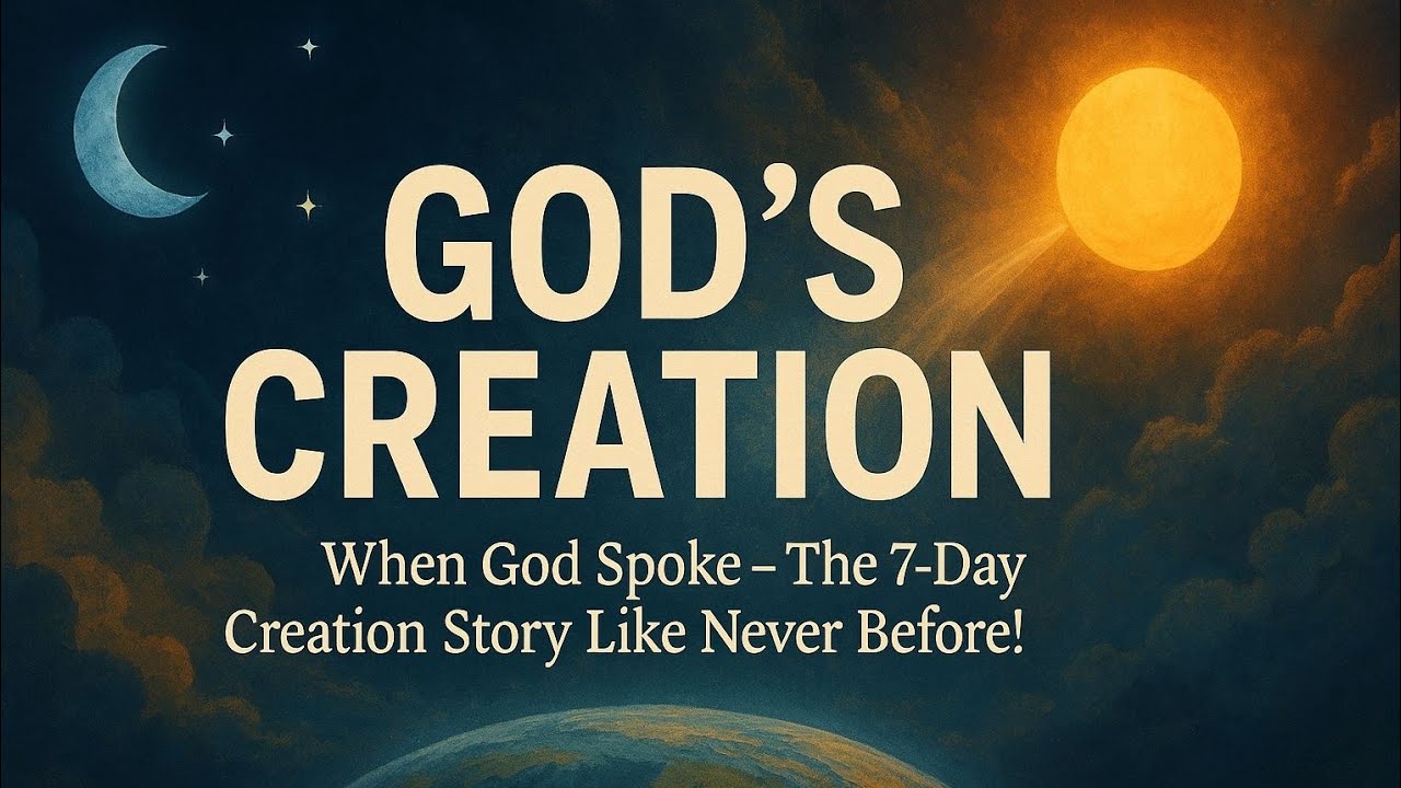 When God Spoke – The 7-Day Creation Story Like Never Before!"