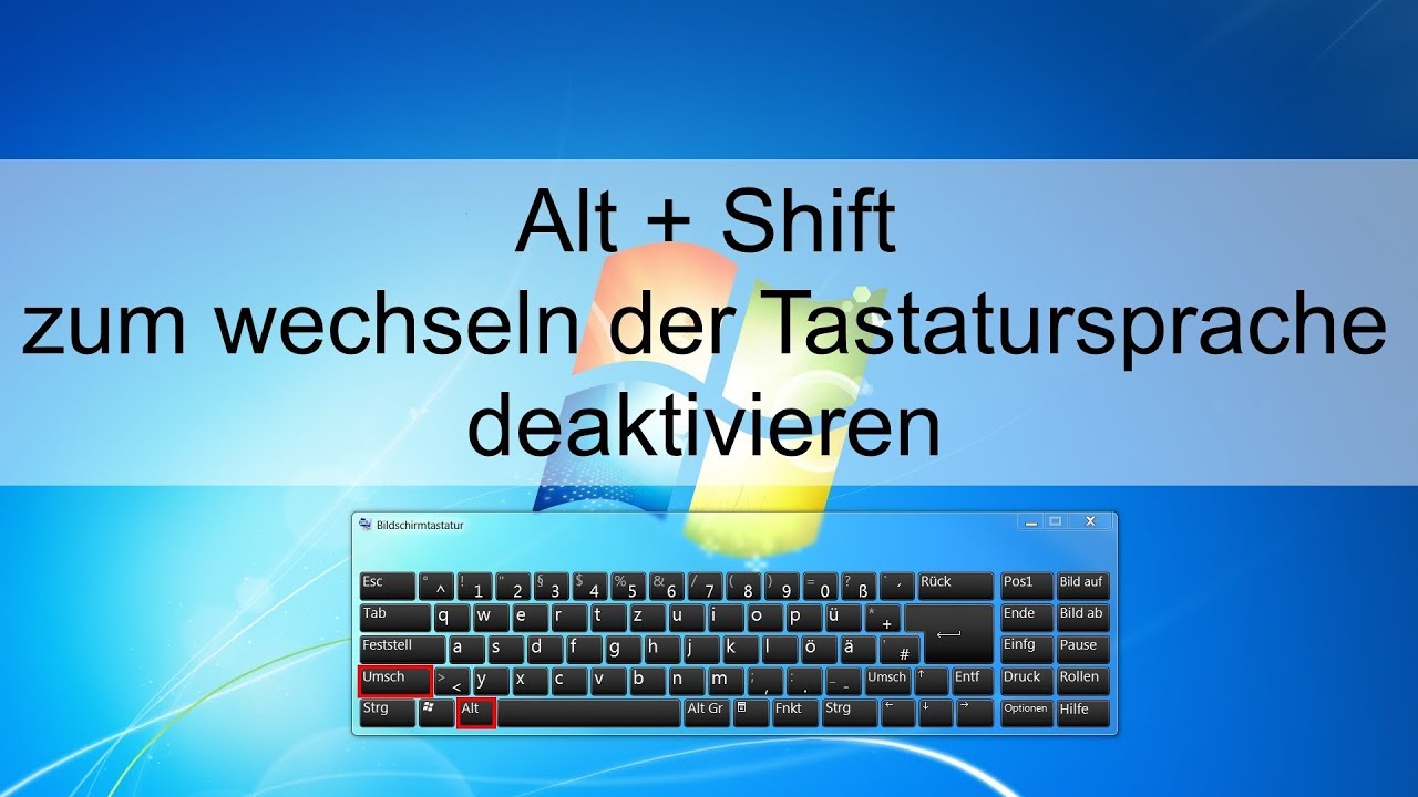 Windows shift alt