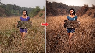 How to get Autumn Color Effect | Adobe camera Raw & Photoshop Tutorial screenshot 2