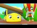 Buster & Daddy Fly A Kite - Stuck In the Mud | Go Buster | Kids Cartoons | Go Buster and Friends