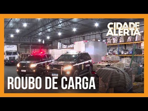 Polícia descobre galpão utilizado por quadrilha de roubo de cargas em Guarulhos (SP)