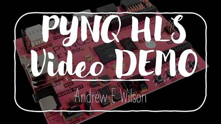 PYNQ HLS Video Demo