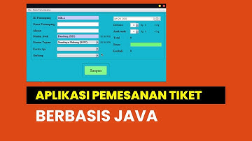 Aplikasi Pemesanan Tiket Berbasis Java