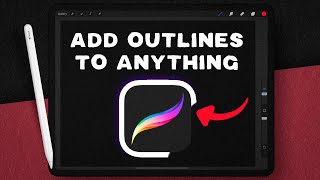 Add White Outlines to ANYTHING in Procreate screenshot 4