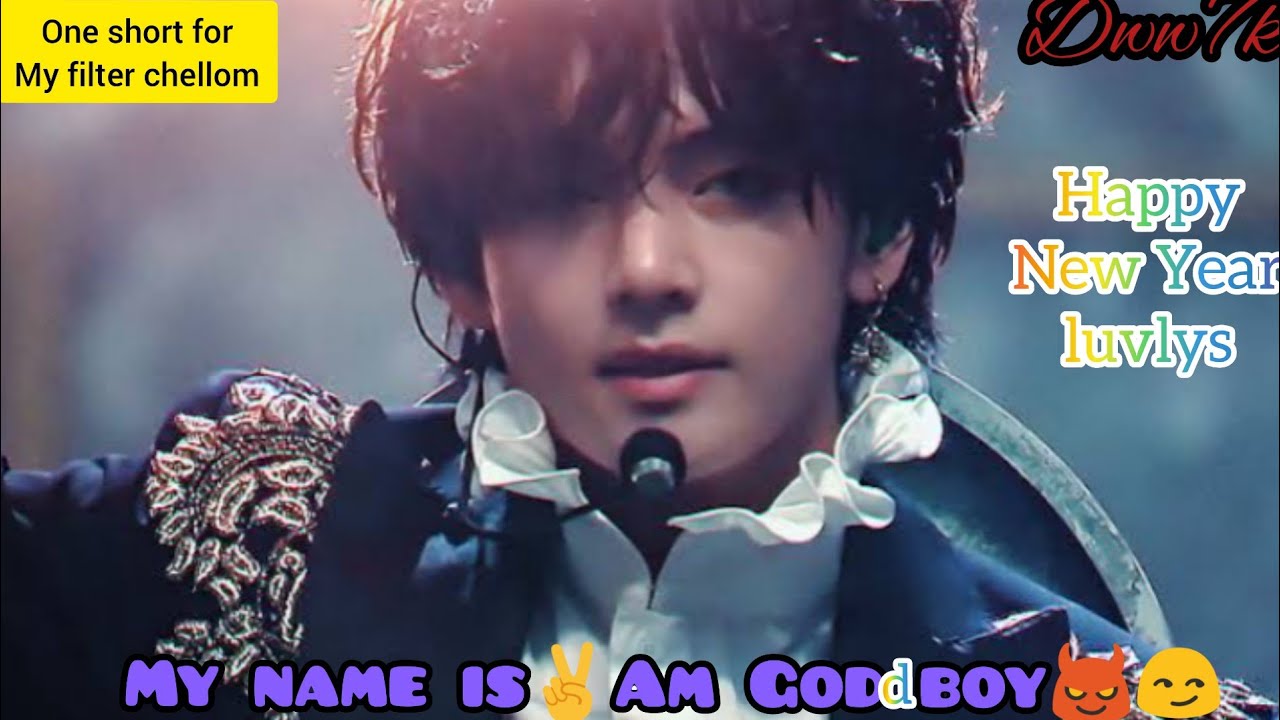 BTS💜v one short title:My name is v✌am good boy😈😏#btsoneshort