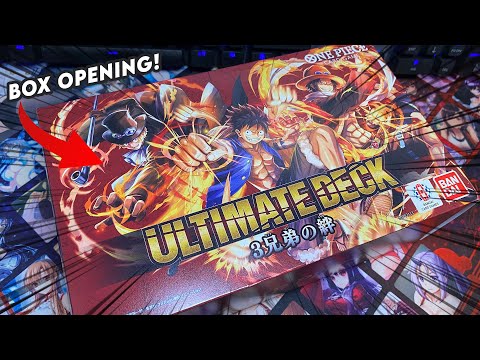 The Three Brothers Ultimate Deck Unboxing (One Piece Card Game