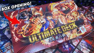 The Three Brothers Ultimate Deck Unboxing (One Piece Card Game)