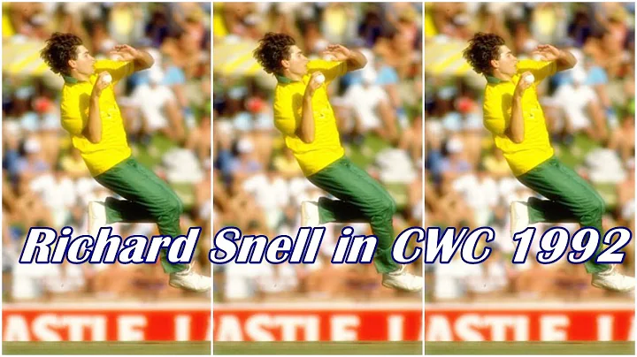 Richard Snell Forgotten SA Bowler ! Ball Nip Back ...