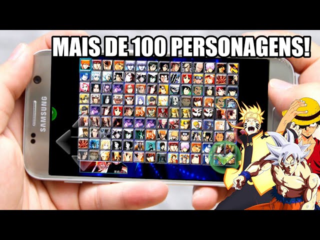 jogo mugen com 900 personagens de anime para celular