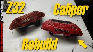 Rebuilding Z32 Calipers
