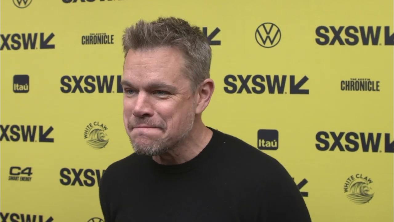 Air Matt Damon SXSW 23 Red Carpet Premiere Interview ScreenSlam