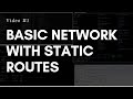 #1 Basic Network with Static Routes