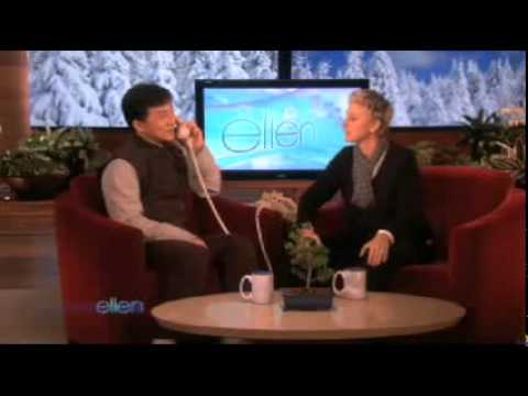 Jackie Chan fun on Ellen DeGeneres Show January 2010