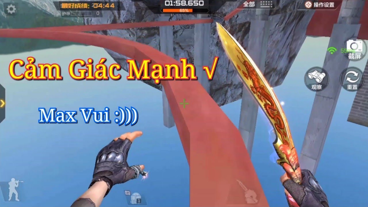 CF Mobile/CF Legends | Trải Nghiệm Map Parkour Cảm Giác Mạnh Cùng Ân ST ...