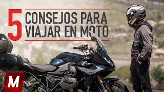 5 consejos para viajar en moto