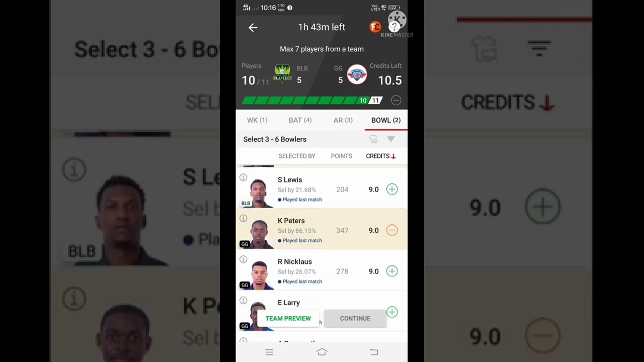 GG VS BLB DREAM11 PREDICTION 