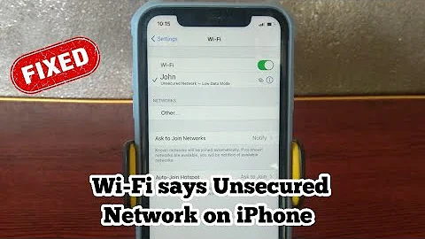 How to Fix Wi-Fi says Unsecured Network on iPhone in iOS 14.4.2?