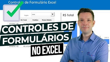 Como Usar Controle de Formulários (Botões) no Excel