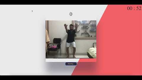 Workout detection using Posenet (Javascript)
