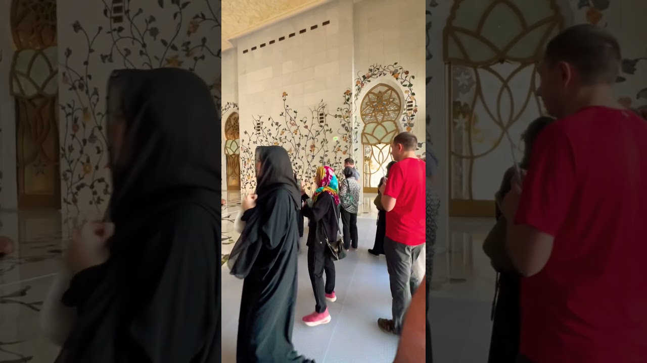 Sheikh Zayed Mosque Inside View 🇦🇪