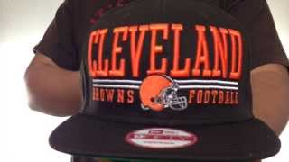 Browns 'NFL LATERAL SNAPBACK' Brown Hat by New Era