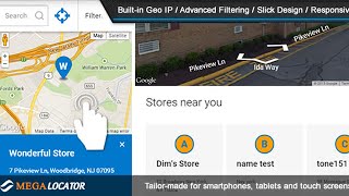 Mega Store Locator Theme (Flat Themed Store Locator)