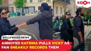 Katrina Kaif hiding PREGNANCY? Pulls Vicky Kaushal after she spots they are being recorded