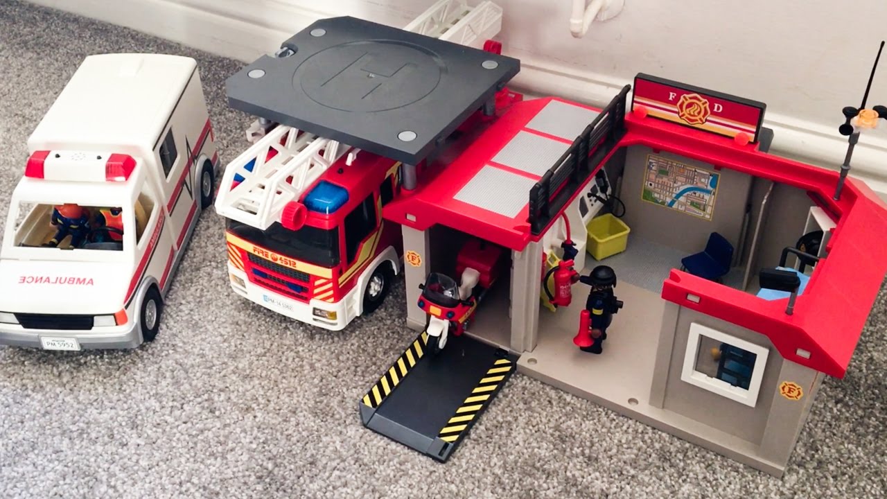 PLAYMOBIL Take Along Fire Station 