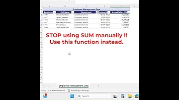 Stop Using SUM🚫| Use this function Instead in EXCEL #exceltips #exceltricks