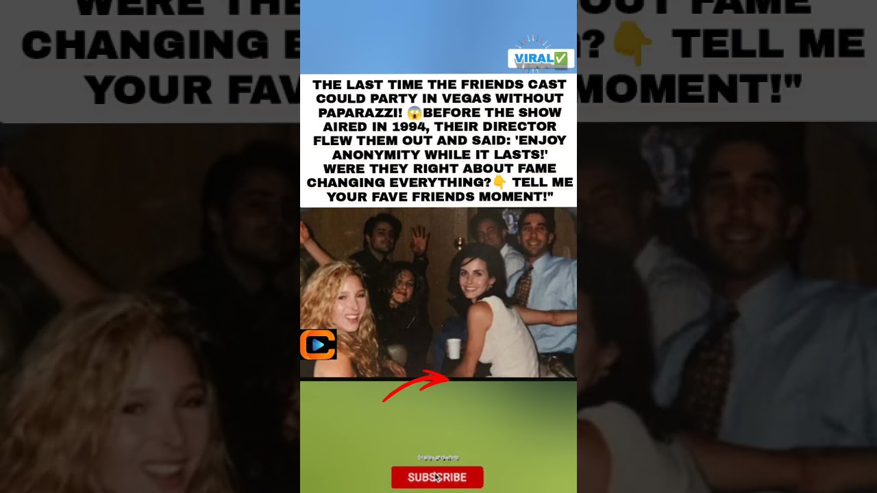 Friends Cast's LAST Anonymous Vegas Party Before Fame Hit 😭 (1994)