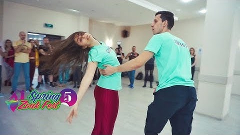 Spring Zouk Fest 5. Aleksandr Butenko and Tatyana Beloglazova #Zouk demo. #ПодНебомТвоим