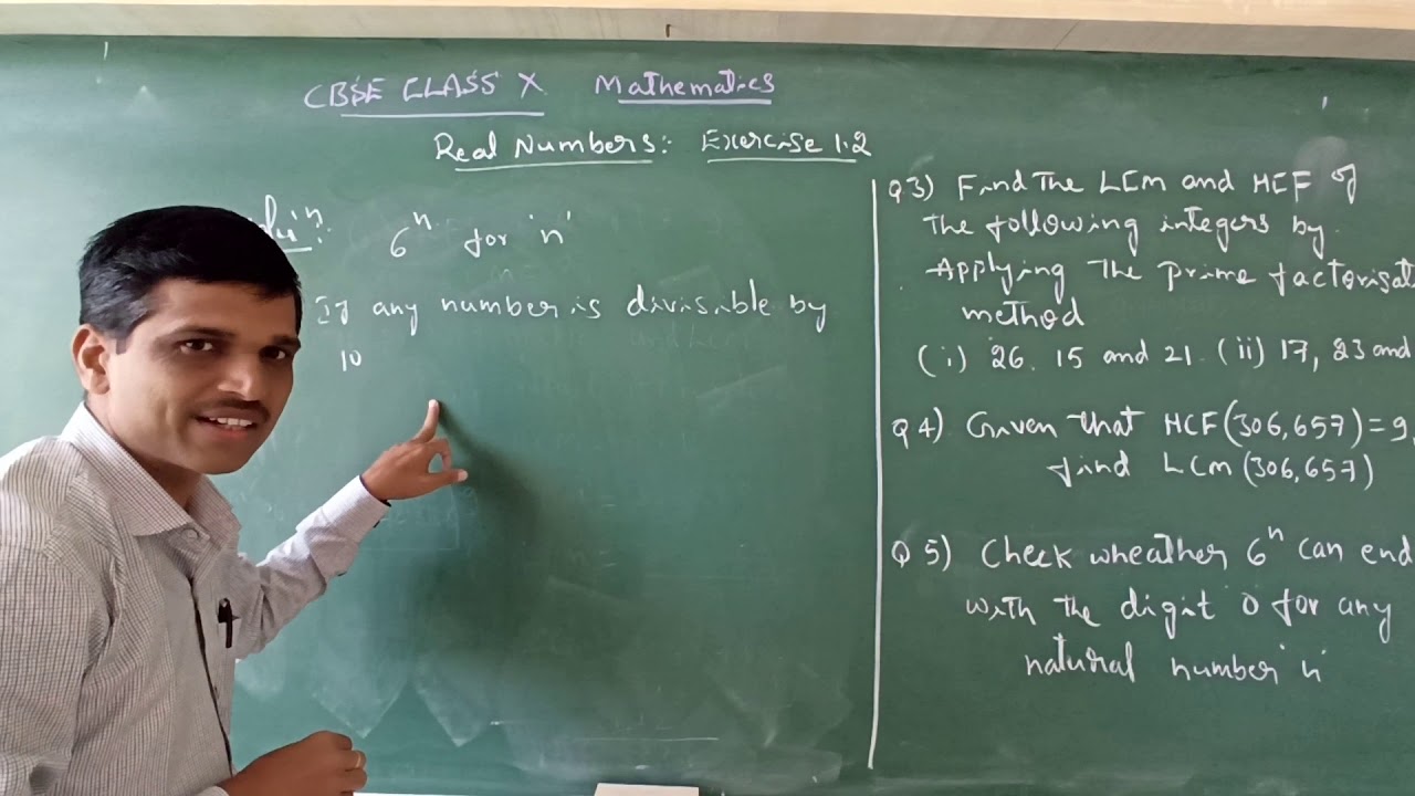 KRCS-Mr.Prabhu R PGT Maths presents Real numbers exercise 1.2 (Part 2 ...