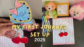 2025 New Bullet Journal Setup🎀🕯️ | Minimalist & Beginner Friendly | Easy and Aesthetic