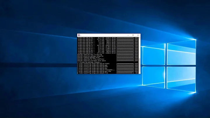 Install Clang on Windows 10 with MSYS2 MinGW-w64