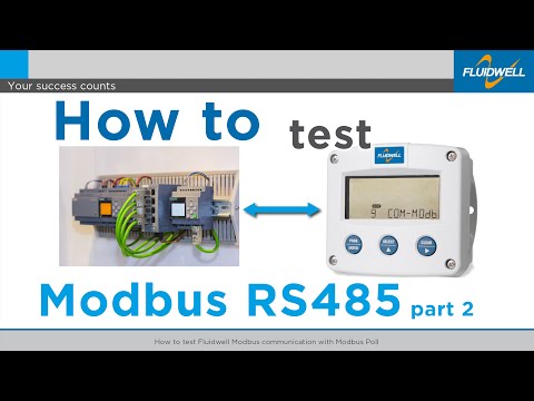 How to test Fluidwell Modbus communication with Modbus Poll - Part 2