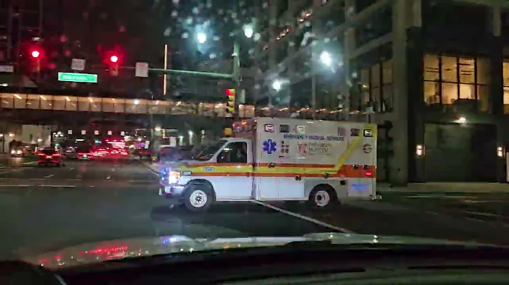UMDNJ EMS UNIT Crossing Route 21 Newark Nj 2-19-23