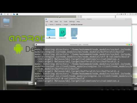 237 Android Studio Chat network JSON NodeJS JavaScript