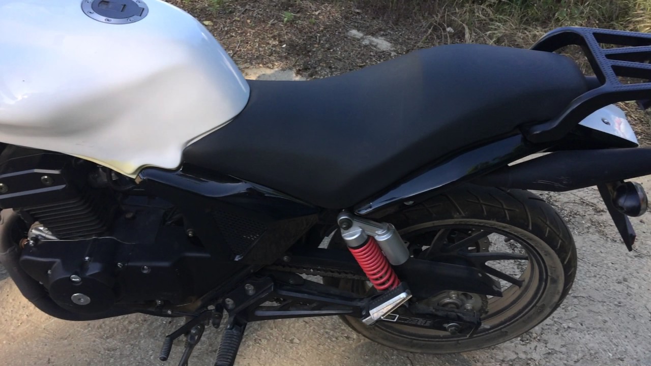 Мотоцикл Desert Raven 350, 2000 км пробег - YouTube