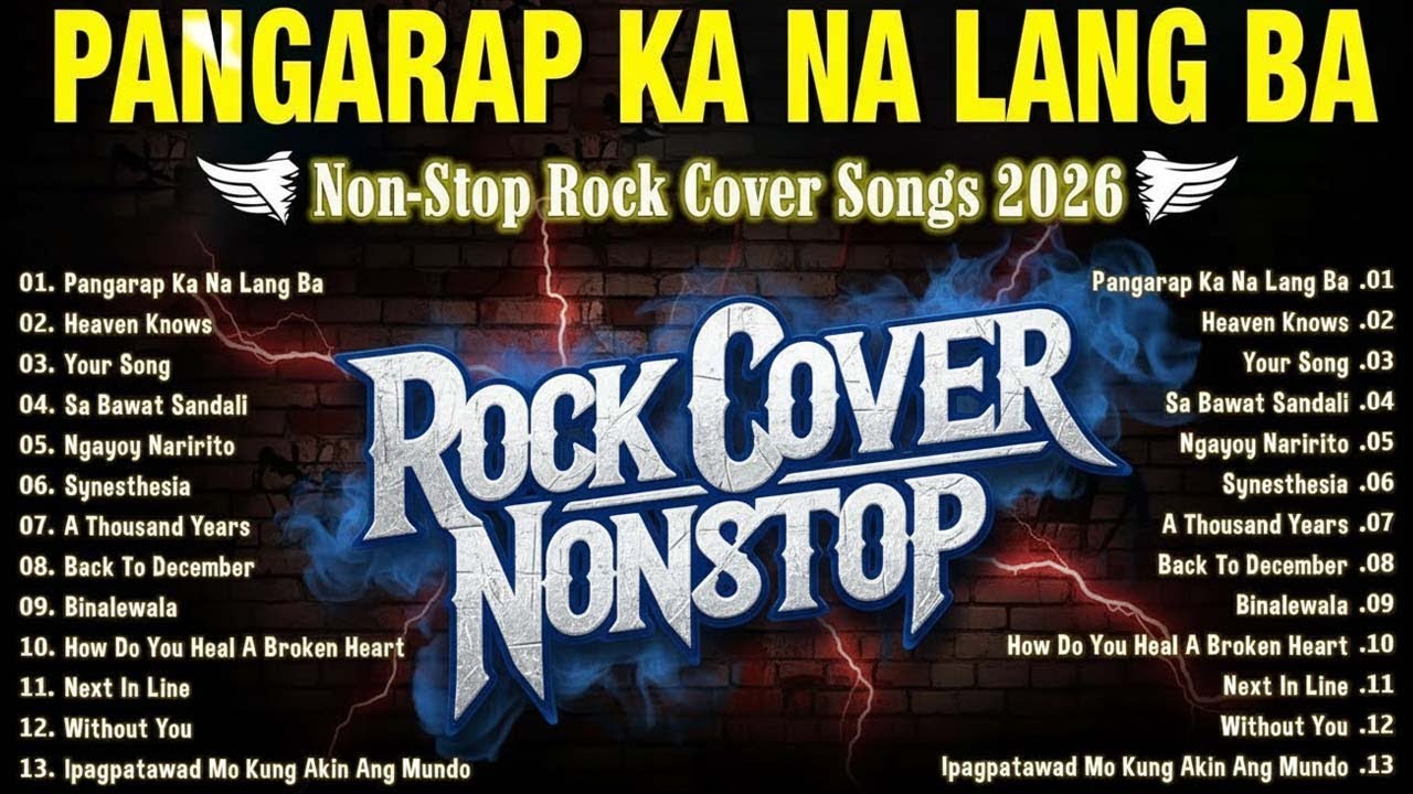 Pangarap Ka Na Lang Ba | Rock Cover Non-Stop Lyrics Playlist 2026 🌟 Viral OPM